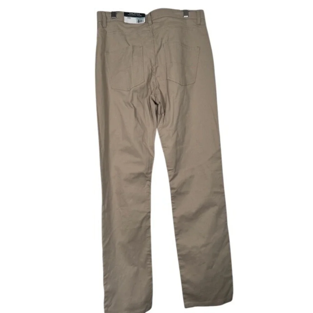 NWT Nautica Boys Adjustable Waist Khaki School Uniform Pants - 20 Regular - Picture 4 of 12